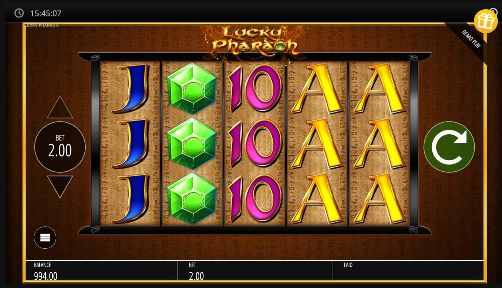 Lucky Pharaoh: Spielablauf und Steuerung erkl&auml;rt